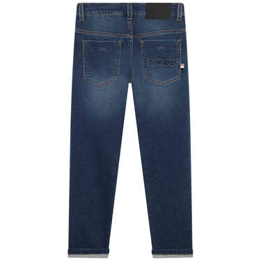 Jeans BOSS azul para niños y adolescentes
